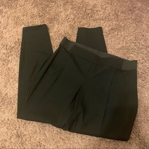 Black Elastic Waist Dress Pants